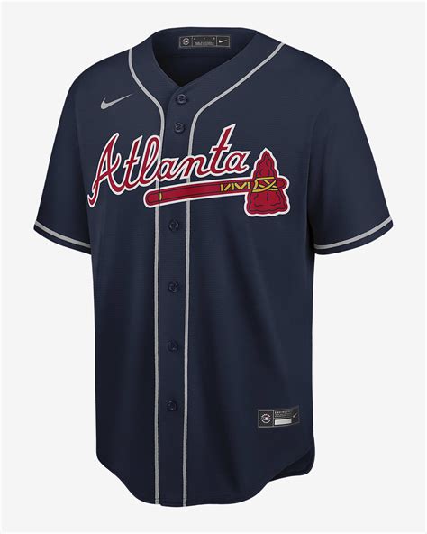 braves baseball jersey mens