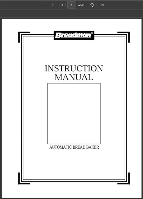 breadman manual tr440 recipes Reader
