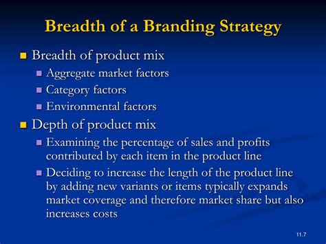 breadth and depth of branding strategy