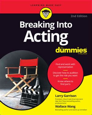 breaking into acting for dummies breaking into acting for dummies Reader