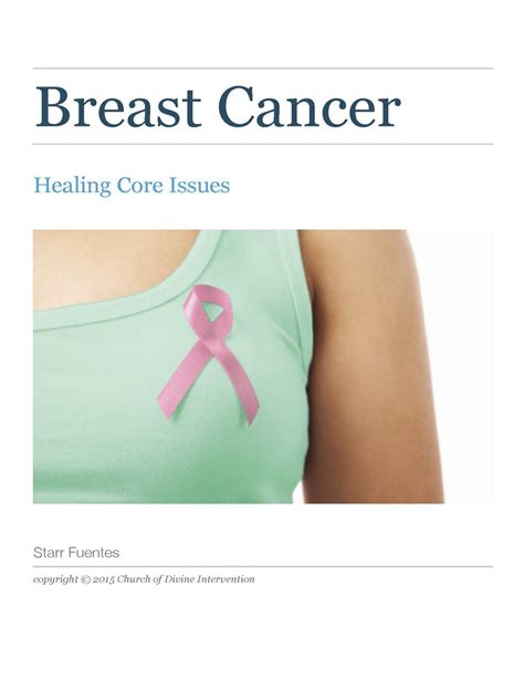 breast cancer healing core issues Kindle Editon