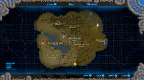 Breath Of The Wild Map Walkthrough