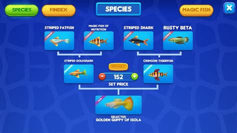 breeding chart fish tycoon 2