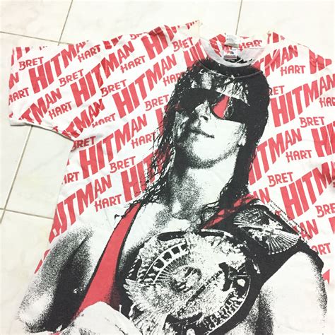 bret hart shirt vintage