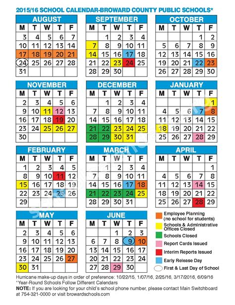 brevard public schools calendar