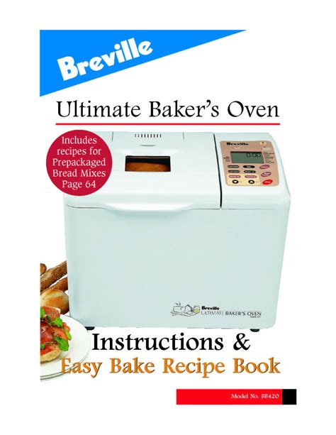 breville bread maker manual Reader