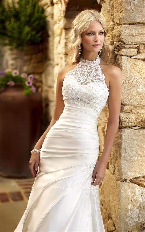 bridal halter dress