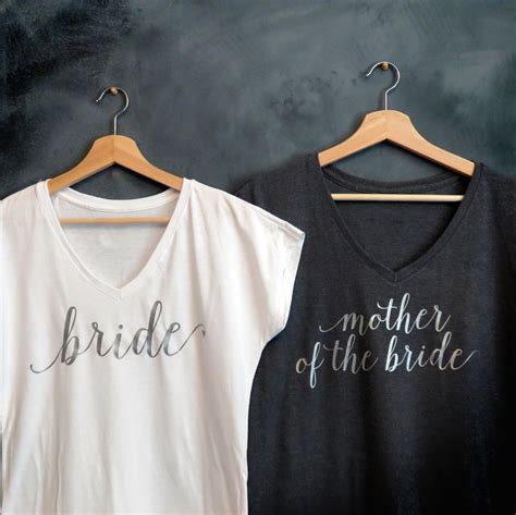 bride and bridesmaid shirts