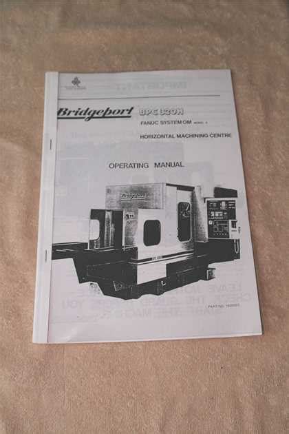 bridgeport milling machine maintence manual bpc 320h Doc