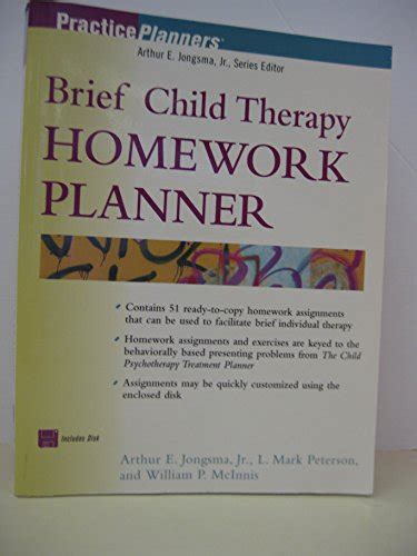 brief child therapy homework planner practice planners Kindle Editon