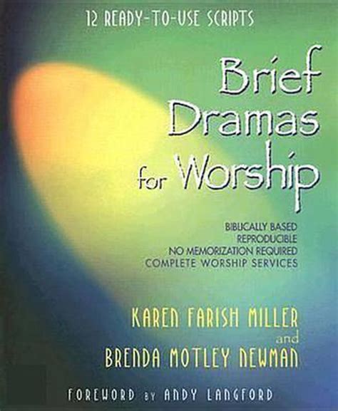 brief dramas for worship 12 ready to use scripts Epub