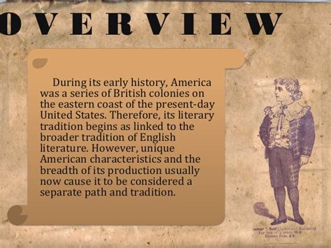 brief history english american literature Doc