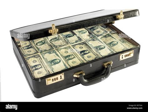 briefcase with money