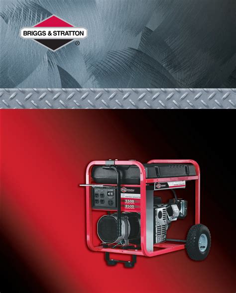 briggs and stratton generator 5500 manual Kindle Editon