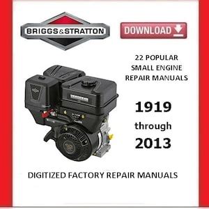 briggs stratton small engine repair manuals Kindle Editon