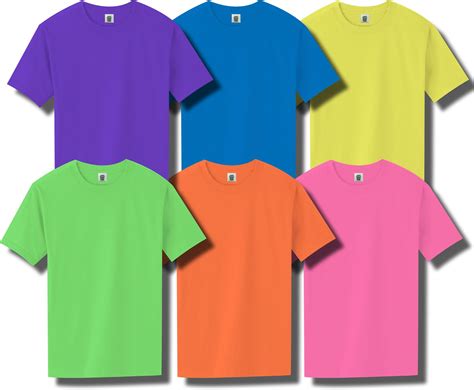 bright colored shirts