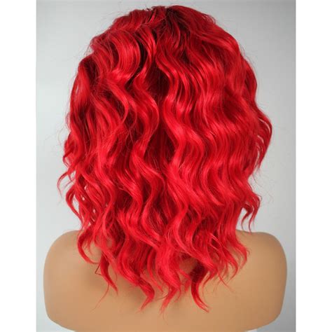 bright red real hair wigs