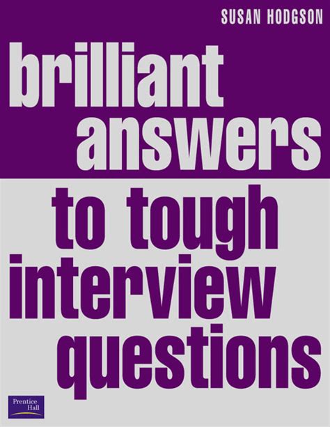 brilliant answers to tough interview questions Epub