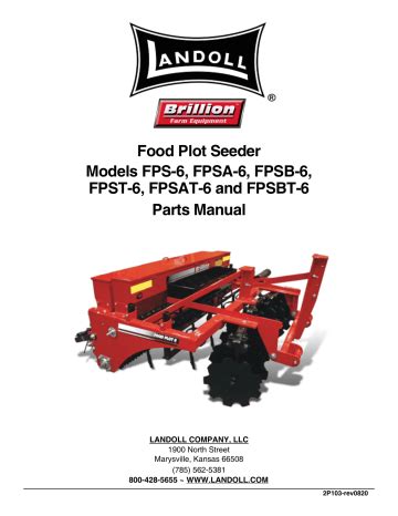 brillion seeder user manual Doc