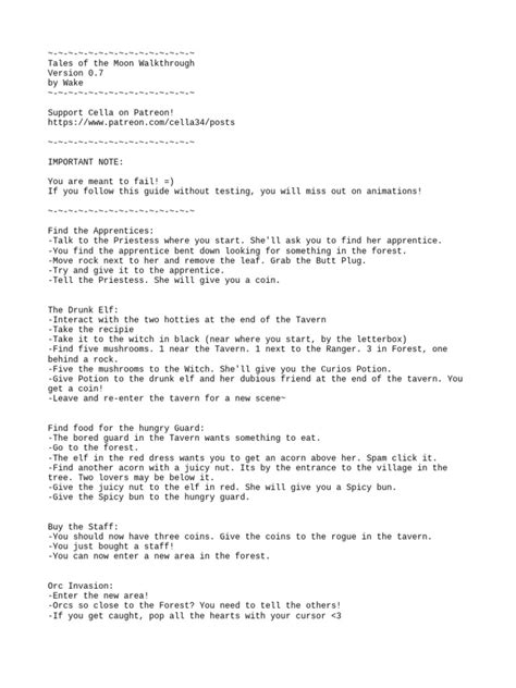 Bring Us The Moon Walkthrough