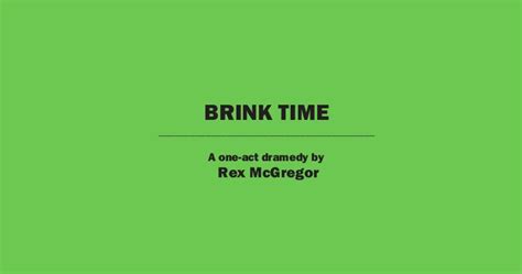 brink time rex mcgregor PDF