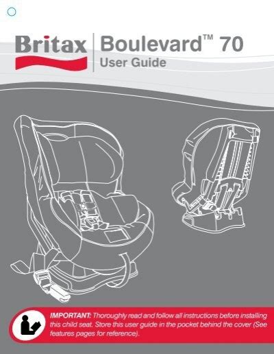 britax boulevard cs instruction manual Reader