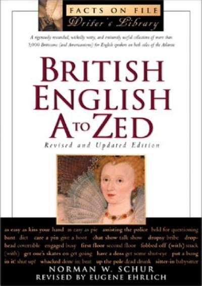 british english a to zed the facts on file writers library PDF