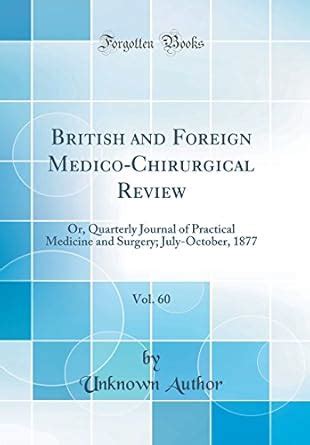 british foreign vol medico chirurgical quarterly PDF