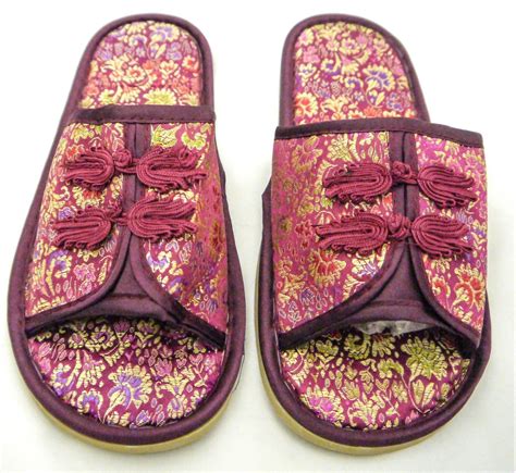 brocade slippers