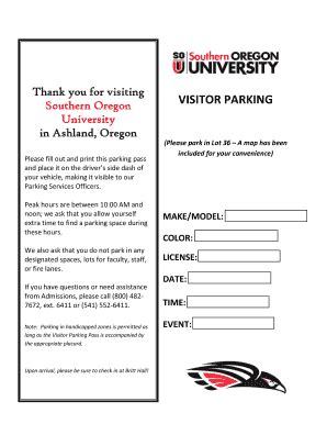 brockport parking pass