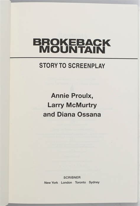 brokeback mountain story to screenplay Epub