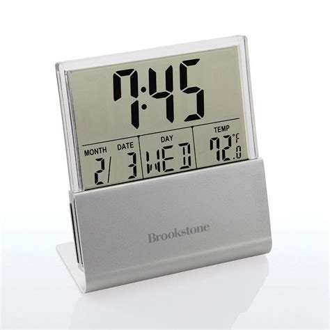 brookstone travel alarm clock manual PDF