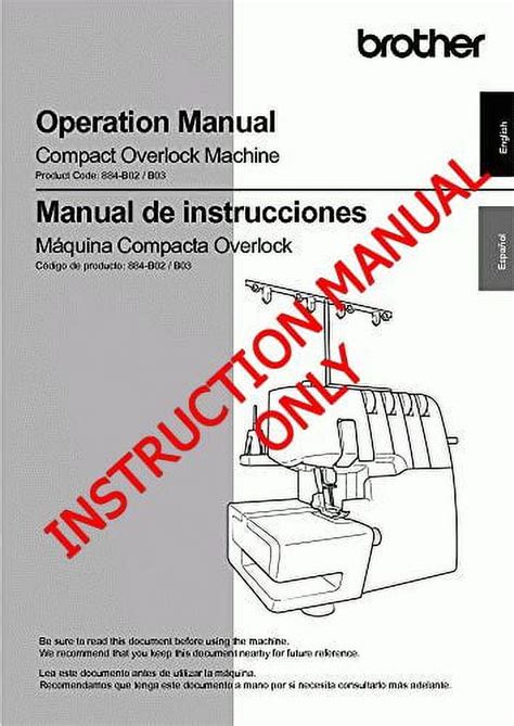 brother 3034d serger instruction manual Epub