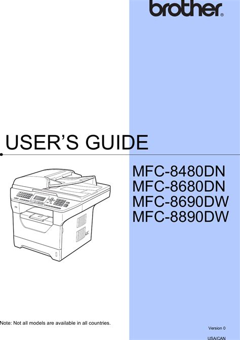 brother 8480dn user manual Epub