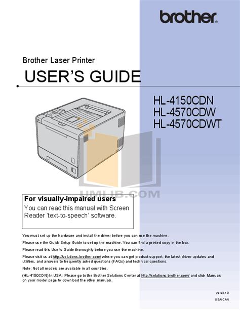 brother hl 4150cdn printer manual Reader