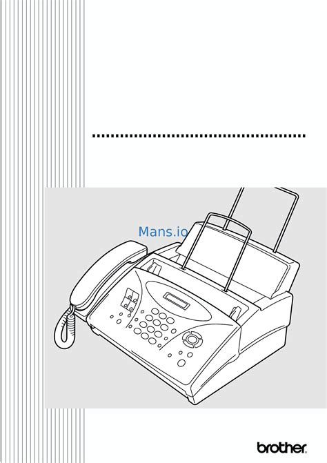 brother intellifax 775 user guide PDF