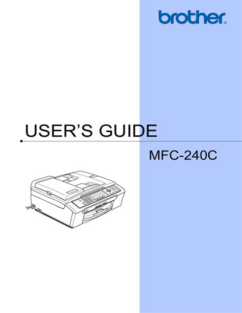 brother mfc 240c user manual Reader