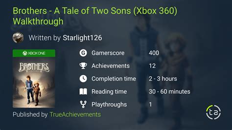 Brothers 360 Walkthrough