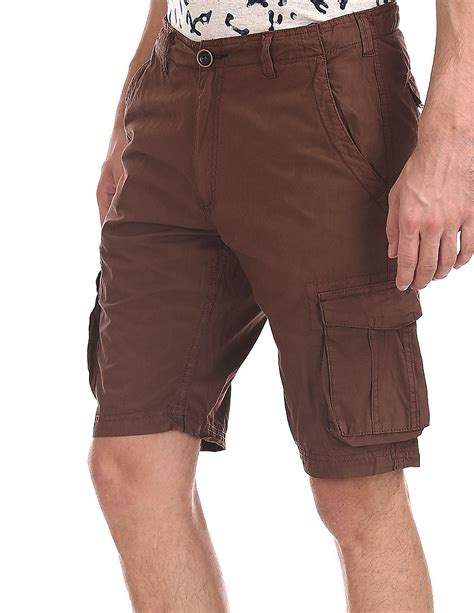 brown cargo shorts