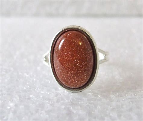 brown glitter stone