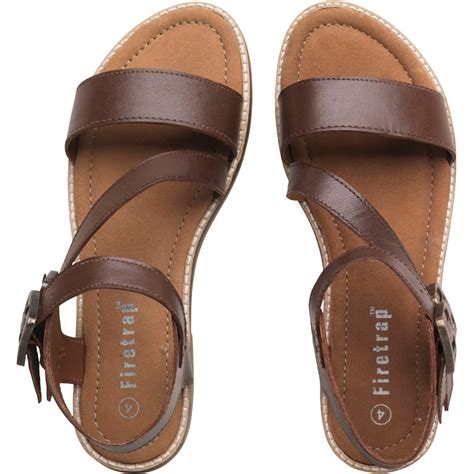 brown leather sandals ladies