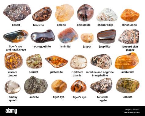 brown stones names