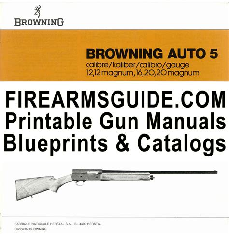 browning a5 shotgun owners manual PDF