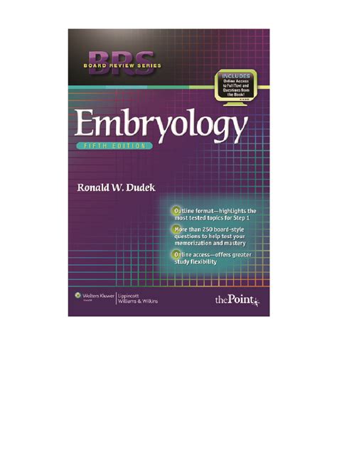brs embryology 5th edition pdf Doc