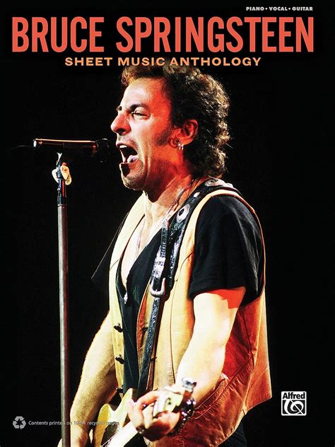 bruce springsteen sheet music anthology piano or vocal or guitar Kindle Editon