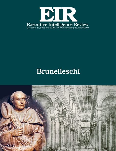 brunelleschi executive intelligence review issue Doc