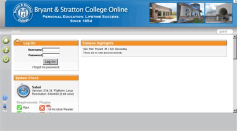 bryant and stratton student login