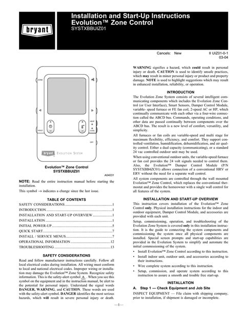 bryant evolution system thermostat manual Kindle Editon