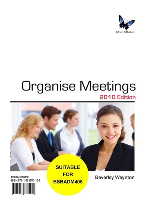 bsbadm405b-organise-meetings-answers Ebook PDF