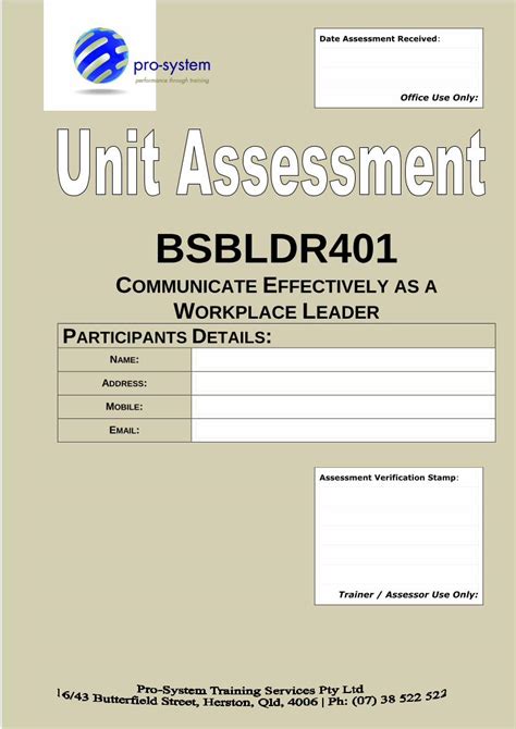bsbwor401a assessment answers Ebook Kindle Editon